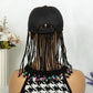 Braided Baseball Cap Wig | Adjustable Hat Wig | Afro Black Women & Girls