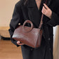 Luxury Crocodile Pattern Women's Handbag | Fashion Shoulder & Crossbody Bag (Famous Brand Designer PU Leather, Large Capacity)