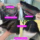 250% Density HD Lace Frontal Wig | Super Double Drawn Straight Virgin Human Hair | Natural Black
