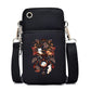 Women's Handbags Black Explosive Coffee Cat Messenger Bags | Female Cartoon Shoulder Bag Purse (Fashion Mobile Phone Crossbody Bags)