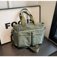 Female Large Capacity Corduroy Tote Bag | New Korean Style Fashion Women's Shoulder Crossbody Bag (Worker Commuter Handlebag)