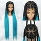 KIMA Colorful Braided Wig | Full Lace | Butterfly Locs & Dreadlocks Options