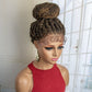 New Arrival Bun Braided Wig | Lace Front Updo with Baby Hair