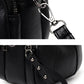 PU Leather Casual Crossbody Bag for Women | Shell Purse & Handbag (Lady Luxury Design Small Shoulder Messenger Bag)