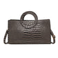 Luxury Crocodile Pattern Women's Handbag | Fashion Shoulder & Crossbody Bag (Famous Brand Designer PU Leather, Large Capacity)