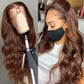 Short Bob Wig | Glueless 13x4 Lace Front Wig | Chocolate Brown Body Wave | Brazilian Remy Human Hair | Ready to Wear