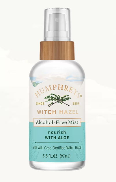 Humphreys Witch Hazel Aef Aloe Mist (3.3 Fl Oz, Pack of 12)