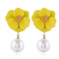 Flower Shaped Stud Earrings