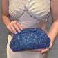 Luxury Glitter Cloud Bag Women's Handbag | Crystal Shiny Rhinestones Diamond Evening Bag (Wedding Party Clutch Purse Shoulder Bag)