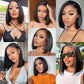 13x4 Glueless Short Bob Wig | Straight Brazilian Remy Hair | Ready to Wear