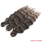 24" Orange Twist Crochet Hair | Synthetic Deep Wave Braiding Hair Extensions | Water Wave Hair | Heat Resistant Fiber | 60 Strands/Pack