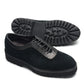 Designer Luxury Platform Oxfords for Men | Cow Suede Genuine Leather Black & Blue Casual Shoe (Height Increasing)
