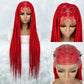 KIMA Colorful Braided Wig | Full Lace | Butterfly Locs & Dreadlocks Options