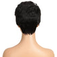 Pixie Cut Lace Front Wig | Short Straight Peruvian Human Hair for Black Women