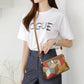 High Quality PU Leather Women's Small Crossbody Shoulder Bag | Luxury Handbag Lady Messenger Bag (Simple Shell Phone Satchels, Plaid Pattern)