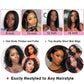 Glueless 13x4 Straight Lace Front Bob Wig Pre-Plucked 4x4 Closure Brazilian Remy Human Hair Bone Straight Short Bob