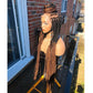 Ready-to-Ship 28" Center Part Box Braids Wig | 13x4 Lace Front | Middle Part | Kanekalon