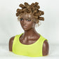 Handmade Bantu Knotless Braids Wig | Full Double Lace Front | Baby Hair