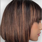 "Put On & Go" Straight Bob Wig | Easy Wear Human Hair with Bangs & Realistic Scalp
