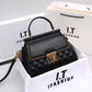 Women's Handbag New Autumn & Winter | High-End Light Luxury Diamond Grid Small Square Bag (Shoulder & Crossbody)