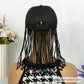 Braided Baseball Cap Wig | Adjustable Hat Wig | Afro Black Women & Girls