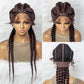 KIMA New Arrival 26" Braided Wig | Lace Front with Baby Hair