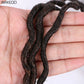 Goddess Faux Locs Crochet Hair | 18" Soft Curly Braids | Ombre Dreadlocks Extensions | 24 Strands/Pack