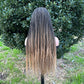 Headband Box Braids Wig | Ombre Brown | Long Braided Dreadlock Wig | Synthetic Hair | Cosplay & Daily Use