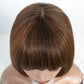 "Put On & Go" Straight Bob Wig | Easy Wear Human Hair with Bangs & Realistic Scalp