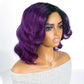 Honey Blonde Wavy Lace Front Wig with Shadow Roots | HD Lace Human Hair Wig | Multi-Parting