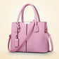 Ladies Large Tote Bag | New Fashion Women's PU Leather Square Shoulder & Crossbody Handbag (Bolsas Femininas Sac)