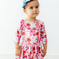 Secret Garden 3/4 Sleeve Twirl Bodysuit