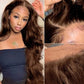 Short Bob Wig | Glueless 13x4 Lace Front Wig | Chocolate Brown Body Wave | Brazilian Remy Human Hair | Ready to Wear