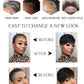 Short Pixie Cut Wig Human Hair | Machine Made Wig with Bangs | Brazilian Remy Hair | Pixie Wig for Black Women