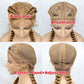 Handmade Double Dutch Cornrow Braided Wig | Natural Black Lace Front | Baby Hair | Kanekalon Synthetic Wig for Women