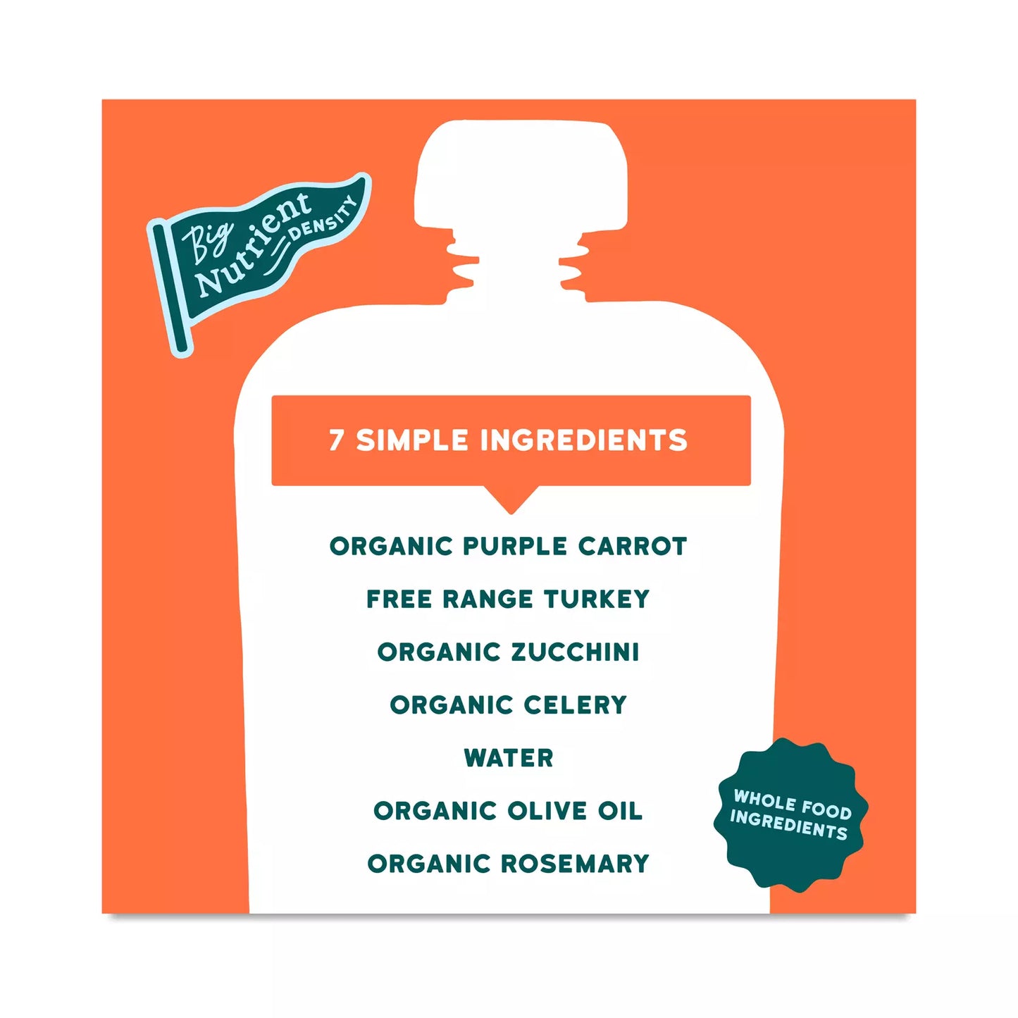 Serenity Kids Turkey Bolognese with Bone Broth for toddlers, Case of 6 (3.5 oz)