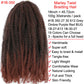 18" Marley Twist Braiding Hair | Crochet Braids | Afro Twist Kinky Hair Extensions | Ombre Colors | 30 Strands/Pack