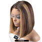 Ombre Pink & Blonde Bob Wig | Straight Human Hair T-Part Lace Front