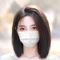 Natural Full-Head Human Hair Wig | Classy Collarbone Length Short Straight Wig with Oblique Bangs for Women (Sweet & Lovely, Elegant Style)