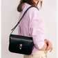 Women's Bag Luxury Brand | New Fashion Shoulder & Crossbody Square Bags (Designer Split Leather Tote Handbag with Lock)
