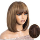 Rebecca Ombre Blonde Brown Bob Wig | 3x1 Part Lace Human Hair