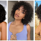 Highlight Honey Blonde Jerry Curly Pixie Bob Wig with Bangs | Full Machine Made Human Hair