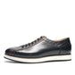 Europe 2024 Fall Luxury Men's Genuine Leather Plaid Casual Shoes | Black & Dark Brown Business Sneakers (Height Increasing)