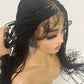 28" Micro Twist Braiding Lace Wig | Senegalese Twist Style | Transparent Lace Front Wig | Kanekalon Hair