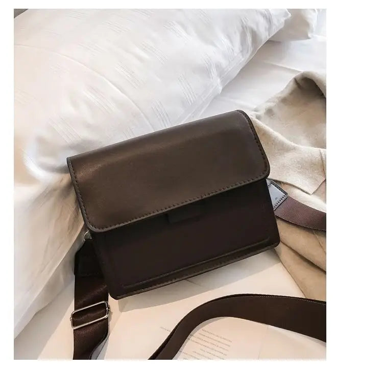 Fashion Brand Women's Small Crossbody Bag | Lightweight PU Leather Messenger Bag (Flap Handbag Purse, Summer Travel Bag for Female)