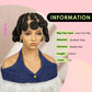 Natural Color Bantu Knot Braided Wig | Cornrow Braids | Full Lace | Heat Resistant Synthetic Wig | African Women