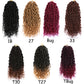 Goddess Faux Locs Crochet Hair | 18" Soft Curly Braids | Ombre Dreadlocks Extensions | 24 Strands/Pack