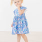 Shimmer & Shine Flutter Sleeve Twirl Dress