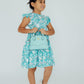Silly Goose Flutter Sleeve Twirl Dress