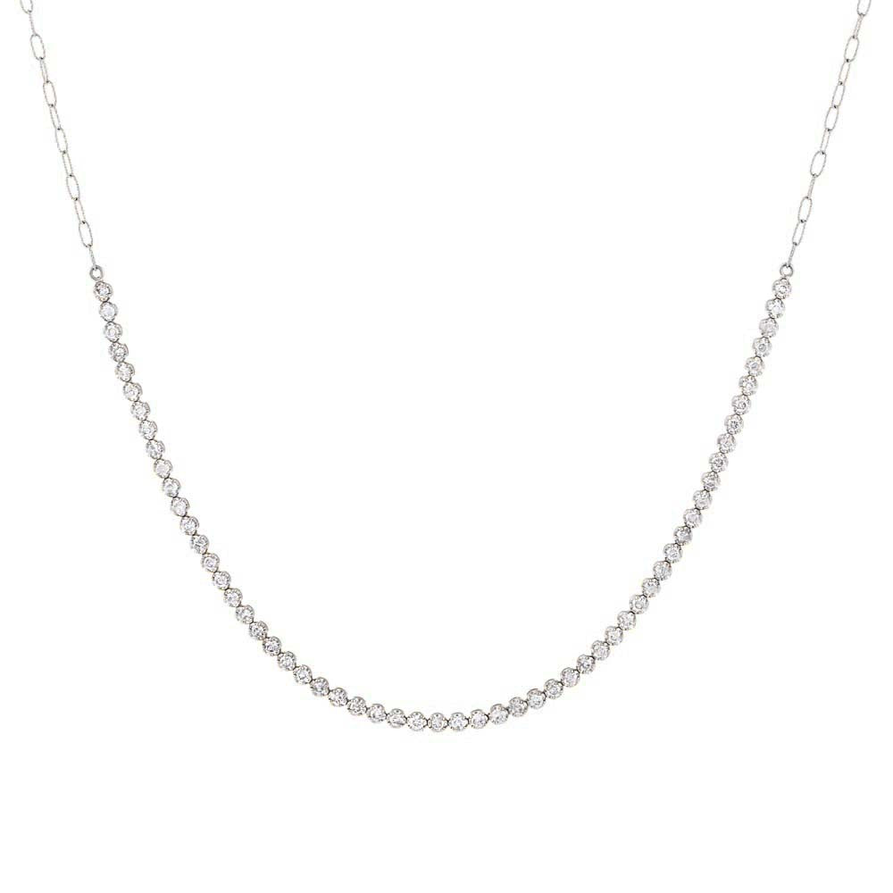 Cupcake Set Diamond Tennis Choker 14K by By Adina Eden
